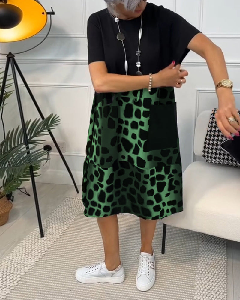 Sherlene - Leopard Print Dress