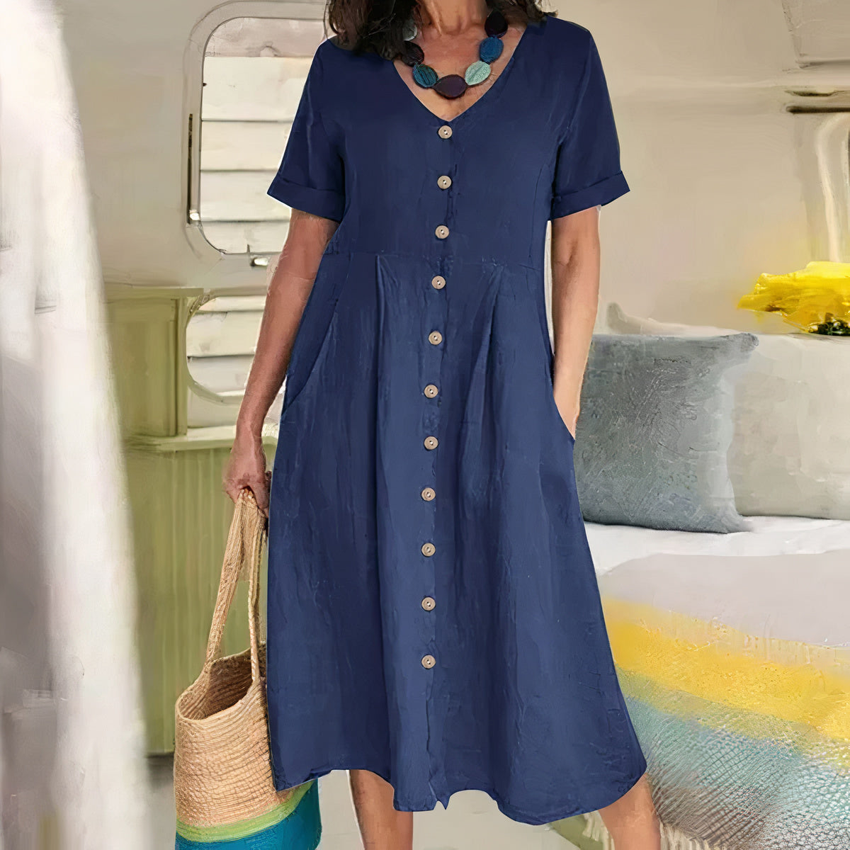 Briar - Effortless Buttoned Dress