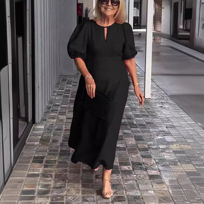 Juliana - Elegant Puff-Sleeve Dress