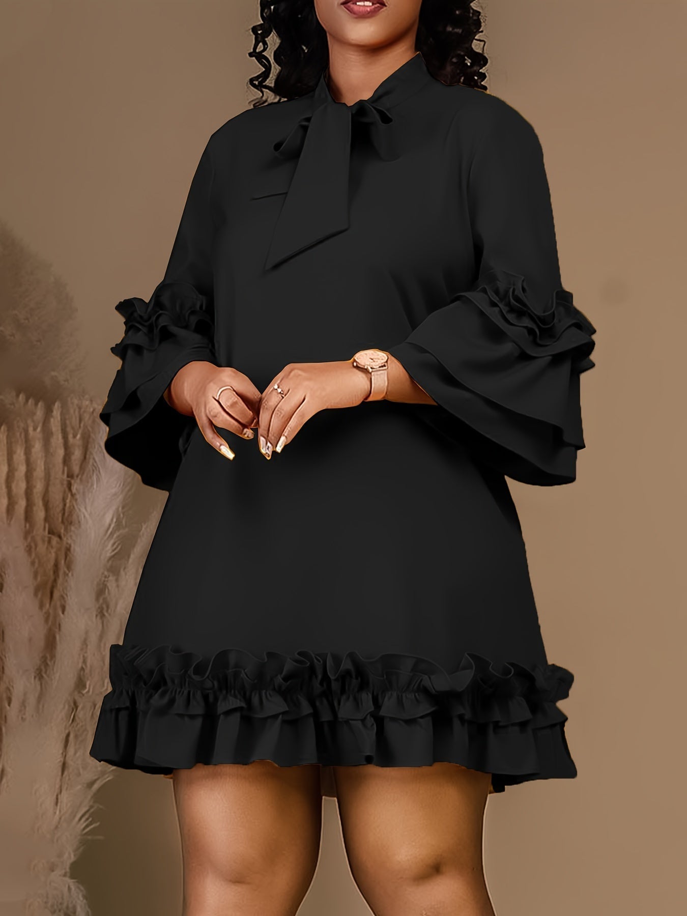 Fritzi - Bold Ruffled Dress