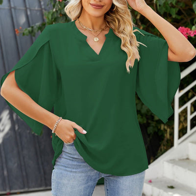 Katelina - Elegant V-Neck Top