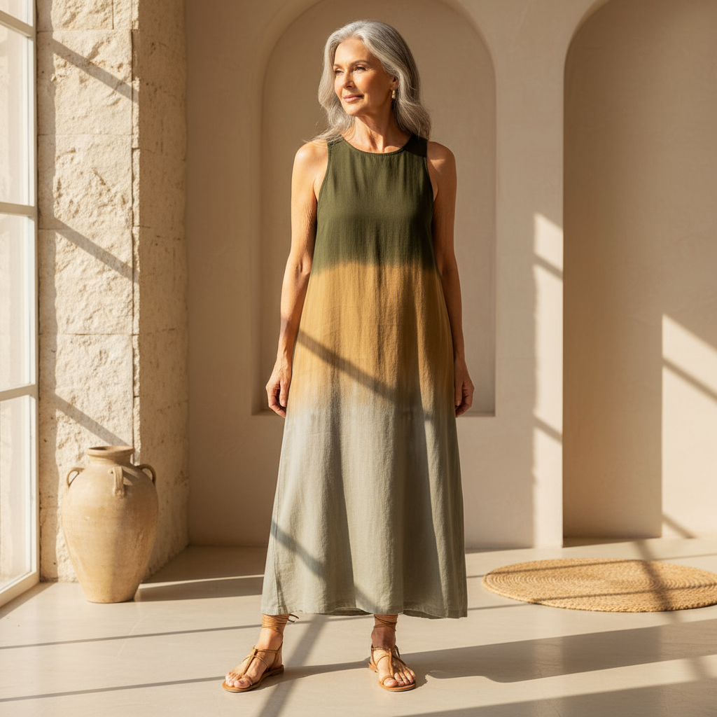 Heather - Casual Gradient Dress