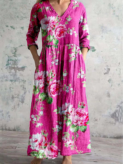 Rosaline - Bold Blossom Dress