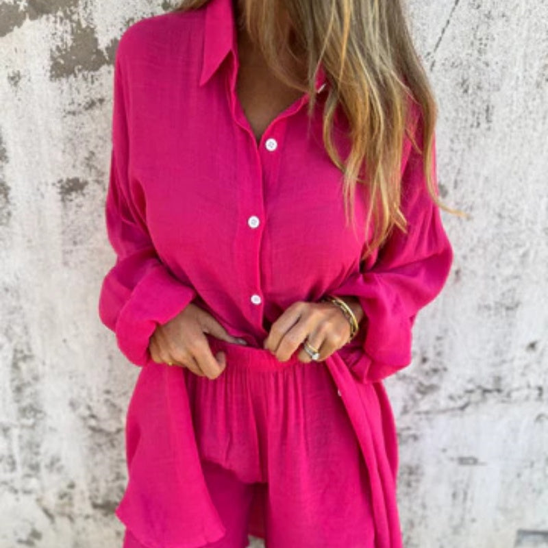 Lyrie - Relaxed Polo Set